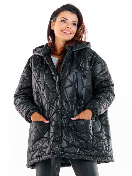 Awama Kurtka pikowana w kolorze czarnym rozmiar: onesize. Czarne kurtki damskie Awama, bez wzorów, bez kaptura. Za 250.94 zł.