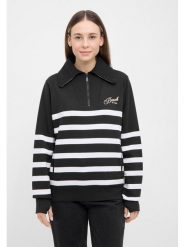 Bench Bluza "Foy" w kolorze czarno-białym rozmiar: 40. Białe bluzy damskie Bench, bez wzorów, bez kaptura. Za 108.74 zł.