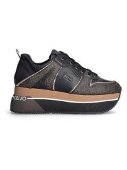Liu Jo Skórzane sneakersy w kolorze czarnym rozmiar: 37. Czarne obuwie sportowe damskie Liu Jo, bez zapięcia. Za 294.97 zł.