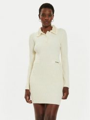 Pinko Sukienka dzianinowa York 104360 A27J Beżowy Regular Fit. Brązowe sukienki damskie Pinko, bez wzorów, z dzianiny, bez ramiączek. Za 769.99 zł.
