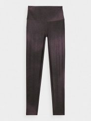 4F Legginsy sportowe w kolorze fioletowym rozmiar: XS. Różowe legginsy damskie 4F, xs, bez wzorów, z materiału. Za 43.88 zł.