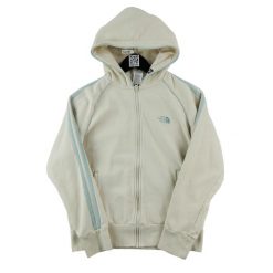 Second life - Kurtka z kapturem w kolorze beżowym - Jak nowy. Brązowe kurtki damskie The North Face, bez wzorów, z kapturem. Za 135.32 zł.