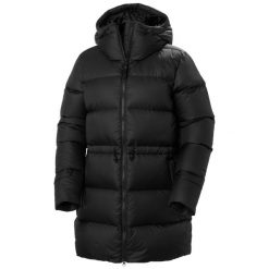 Parka dla kobiet Helly Hansen Essence. Czarne parki damskie Helly Hansen, na zimę, z syntetyku, bez kaptura. W wyprzedaży za 1,114.35 zł.