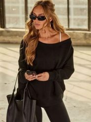 LA Angels Bluza w kolorze czarnym rozmiar: S. Czarne bluzy damskie LA Angels, s, bez wzorów, bez kaptura. Za 126.99 zł.