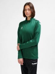 Damska bluza dresowa Hummel Core Xk. Zielone bluzy damskie Hummel, s, bez wzorów, z dresówki, bez kaptura. Za 172.55 zł.