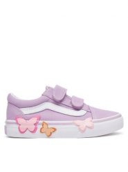 Vans Tenisówki Old Skool V Butterfly VN000EBRFSF1 Fioletowy. Fioletowe trampki dziewczęce Vans, bez wzorów, z materiału, bez zapięcia. Za 279.99 zł.