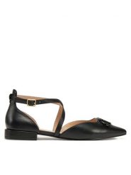 Liu Jo Baleriny Viola 19 SA5025 PX460 Czarny. Czarne balerinki damskie Liu Jo, bez wzorów, ze skóry. Za 429.99 zł.