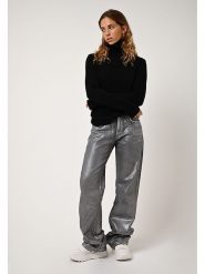 AUTHENTIC CASHMERE Kaszmirowy golf "Suzie" w kolorze czarnym rozmiar: XL. Czarne golfy damskie AUTHENTIC CASHMERE, xl, bez wzorów, z kaszmiru, bez ramiączek. Za 263.53 zł.