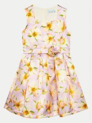 Abel & Lula Sukienka elegancka 5054 Fioletowy Regular Fit. Fioletowe sukienki dziewczęce Abel & Lula, bez wzorów, z syntetyku, bez ramiączek. Za 249.99 zł.