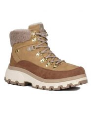 Kimberfeel Botki zimowe "Celina" w kolorze jasnobrązowym rozmiar: 38. Brązowe botki damskie Kimberfeel, na zimę, z materiału, bez obcasa, bez zapięcia. Za 217.99 zł.
