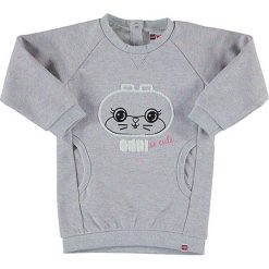 Dresowa tunika "Summer" z kolorowym wzorem. Szare bluzki i koszule dziewczęce LEGO Wear, w kolorowe wzory, z dresówki. W wyprzedaży za 62.95 zł.