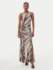 Guess Sukienka wieczorowa W6GK13 K2943 Brązowy Slim Fit. Brązowe sukienki damskie Guess, z aplikacjami, z syntetyku, wizytowe, bez ramiączek. Za 524.99 zł.