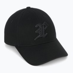 Czapka z daszkiem PROSTO Athletic. Czarne czapki z daszkiem damskie Prosto., bez wzorów, z bawełny. Za 69.99 zł.