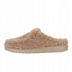 HEYDUDE Damskie Mokasyny Wendy Slipper. Brązowe mokasyny damskie Hey dude, z materiału, bez obcasa. Za 239.00 zł.