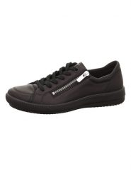 Legero Skórzane sneakersy "Tanaro 5.0" w kolorze czarnym rozmiar: 37. Czarne obuwie sportowe damskie Legero, bez zapięcia. Za 228.38 zł.