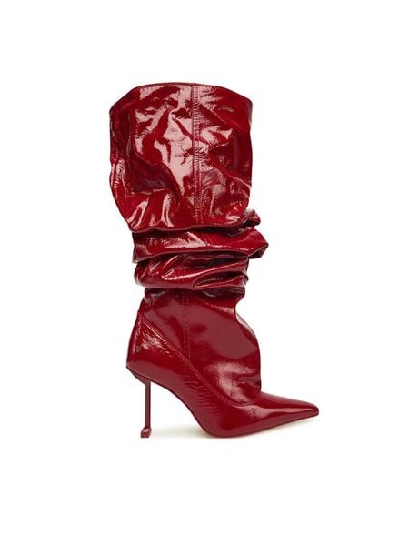 Naked Wolfe Kozaki Vern Czerwony. Czerwone kozaki damskie Naked Wolfe, z lakierowanej skóry, bez obcasa, na szpilce, bez zapięcia. Za 2,169.00 zł.