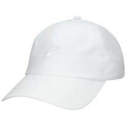 Czapka z daszkiem Asics Essential Running. Białe czapki z daszkiem damskie Asics, bez wzorów. Za 150.12 zł.