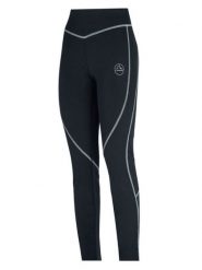 LA SPORTIVA Legginsy funkcyjne "Instant" w kolorze czarno-turkusowym rozmiar: S. Czarne legginsy damskie La Sportiva, s, bez wzorów, outdoorowe. Za 219.08 zł.