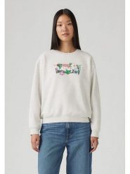 Levi's Sweter w kolorze jasnoszarym rozmiar: L. Szare swetry klasyczne damskie Levi's, l, z bawełny, bez kołnierzyka. Za 117.45 zł.