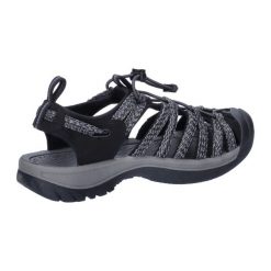 Damskie buty turystyczne Keen Whisper. Czarne obuwie trekkingowe damskie Keen, z meshu, bez zapięcia. Za 599.00 zł.