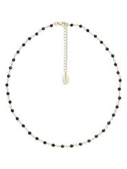 U.S. Polo Assn. Pozłacany naszyjnik z agatami - dł. 36,5 cm rozmiar: onesize. Czarne naszyjniki damskie U.S. Polo Assn., z agatem, metalowe. Za 95.99 zł.