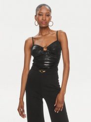 Just Cavalli Body 76PAM214 Czarny Skinny Fit. Czarne body i gorsety Just Cavalli, bez wzorów, z syntetyku. Za 819.99 zł.