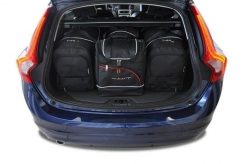 Torby Do Bagażnika Volvo V60 Cross Country 2015-2018 4Szt Kjust. Czarne torby podróżne KJUST, bez wzorów, z kauczuku. Za 1,330.00 zł.