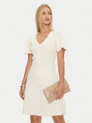 DKNY Sukienka codzienna DD4EN992 Beżowy Slim Fit. Brązowe sukienki damskie DKNY, bez wzorów, z syntetyku, bez ramiączek. Za 339.99 zł.