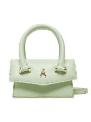 Patrizia Pepe Torebka 8B0208/L061-G596 Zielony. Zielone torebki klasyczne damskie Patrizia Pepe, ze skóry, bez dodatków. Za 759.99 zł.
