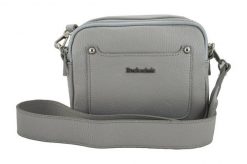 Listonoszka skórzana BARBERINI'S j. szara 707-8. Szare shopper bag Barberinis, z aplikacjami, ze skóry, bez dodatków. Za 219.99 zł.