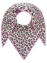 Zwillingsherz Chusta trójkątna w kolorze beżowo-jasnoróżowym - 200 x 100 cm rozmiar: onesize. Brązowe chusty damskie Zwillingsherz, bez wzorów, z bawełny. Za 113.99 zł.