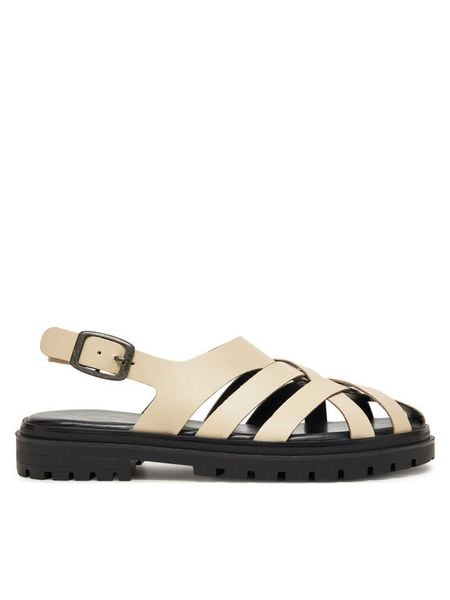 G-Star Raw Sandały WI34-23568-02 Beżowy. Brązowe sandały damskie G-Star Raw, bez wzorów, ze skóry, bez obcasa, na płaskiej podeszwie, bez zapięcia. Za 155.99 zł.