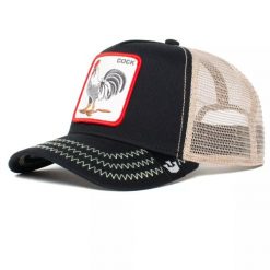 Czapka z daszkiem Goorin Bros. The Cock Black Trucker 101-0378-BLK. Czarne czapki z daszkiem damskie Goorin Bros, bez wzorów. Za 168.00 zł.