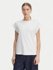 Marciano Guess T-Shirt G6GI04 K3505 Biały Regular Fit. Białe t-shirty damskie Marciano Guess, m, z aplikacjami, z bawełny, bez kołnierzyka. Za 289.99 zł.