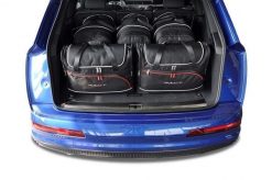 Torby Do Bagażnika Audi Q7 Phev 2020+ 5Szt Kjust. Czarne torby podróżne KJUST, bez wzorów, z kauczuku. Za 1,544.00 zł.