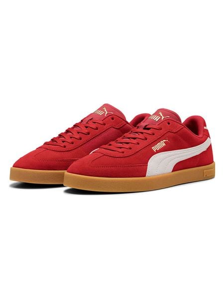Puma Skórzane sneakersy "Club II Era" w kolorze czerwonym rozmiar: 44. Czerwone obuwie sportowe damskie Puma, bez zapięcia. Za 148.96 zł.