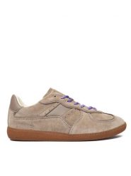 Nokwol Sneakersy August Beżowy. Brązowe obuwie sportowe damskie Nokwol, ze skóry, bez zapięcia. Za 709.99 zł.