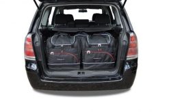 Torby Do Bagażnika Opel Zafira 2005-2014 5Szt Kjust. Czarne torby podróżne KJUST, bez wzorów, z kauczuku. Za 1,512.00 zł.