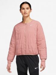 Nike Sportswear Kurtka w kolorze jasnoróżowym do biegania rozmiar: L. Różowe kurtki sportowe damskie Nike Sportswear, l, bez wzorów, z materiału, bez kaptura. Za 311.85 zł.
