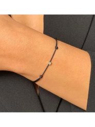 OR Carats Bransoletka z diamentem rozmiar: onesize. Czarne bransoletki damskie OR Carats, złote. Za 347.99 zł.