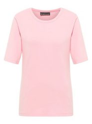 ELBSAND Koszulka "Siva" w kolorze jasnoróżowym rozmiar: XL. Różowe koszulki damskie ELBSAND, xl, bez wzorów, bez kołnierzyka, bez ramiączek. Za 73.99 zł.