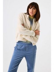 Garcia Kurtka przejściowa w kolorze beżowym rozmiar: S. Brązowe kurtki damskie Garcia, s, bez wzorów, bez kaptura. Za 252.99 zł.