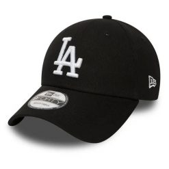 Czapka z daszkiem New Era MLB Los Angeles Dodgers. Czarne czapki z daszkiem damskie New Era, bez wzorów, z poliesteru. Za 109.99 zł.