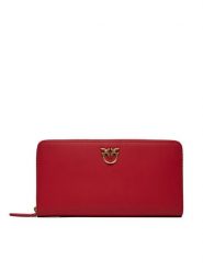 PINKO Portfel Ryder Zip Around PE 24 PCPL 100250 A0F1 Czerwony. Czerwone portfele damskie Pinko, bez wzorów. Za 789.99 zł.