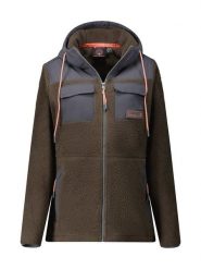 Canadian Peak Kurtka polarowa "Toulouseak" w kolorze khaki rozmiar: XL. Brązowe kurtki damskie Canadian Peak, xl, bez wzorów, z materiału, bez kaptura. Za 143.90 zł.