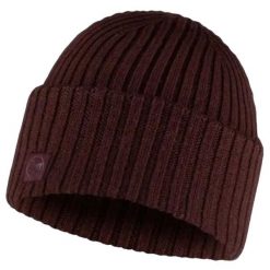 Czapka dla dorosłych Ervin Merino Hat Beanie. Czerwone czapki damskie Buff, bez wzorów, z wełny. Za 152.99 zł.