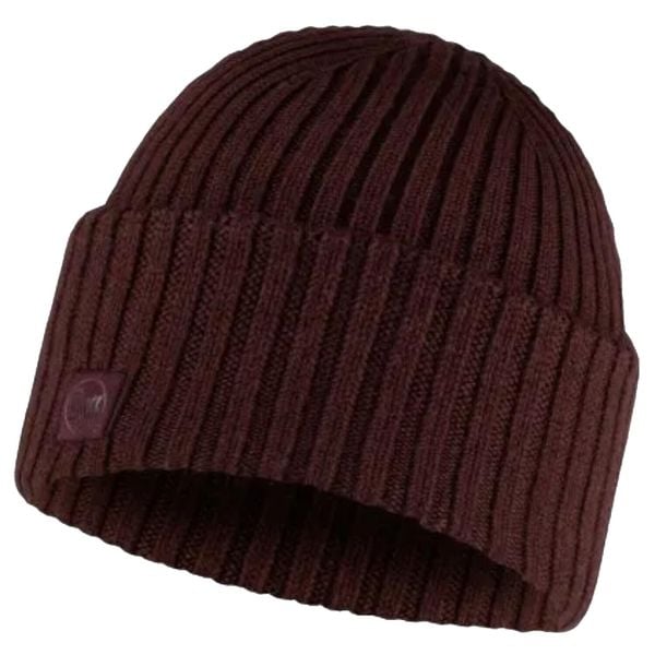 Czapka dla dorosłych Ervin Merino Hat Beanie. Czerwone czapki damskie Buff, bez wzorów, z wełny. Za 152.99 zł.