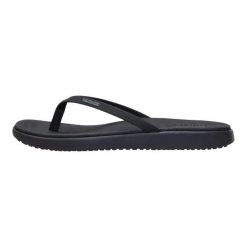 HeyDude Damskie Japonki Maui Breeze Flip. Czarne klapki damskie Hey dude, bez wzorów, z materiału, bez obcasa, bez zapięcia. Za 159.00 zł.