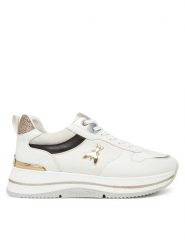 Patrizia Pepe Sneakersy PPJ314 27 Biały. Białe buty sportowe dziewczęce Patrizia Pepe, bez wzorów, ze skóry, bez zapięcia. Za 469.99 zł.