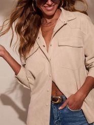 LA Angels Bluzka w kolorze kremowym rozmiar: S. Brązowe bluzki damskie LA Angels, s, bez wzorów, bez kołnierzyka, bez ramiączek. Za 169.67 zł.